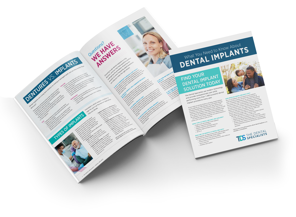 A preview of The Dental Specialist's free downloadable guide.